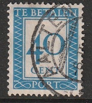 Nederland 1947 P99 Port 40c, Gest, Ophalen of Verzenden, Na 1940, Gestempeld