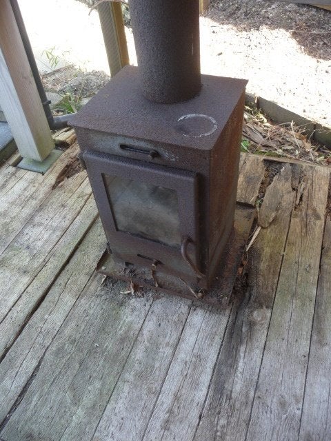 Buitenkacheltje, Tuin en Terras, Ophalen, Gebruikt