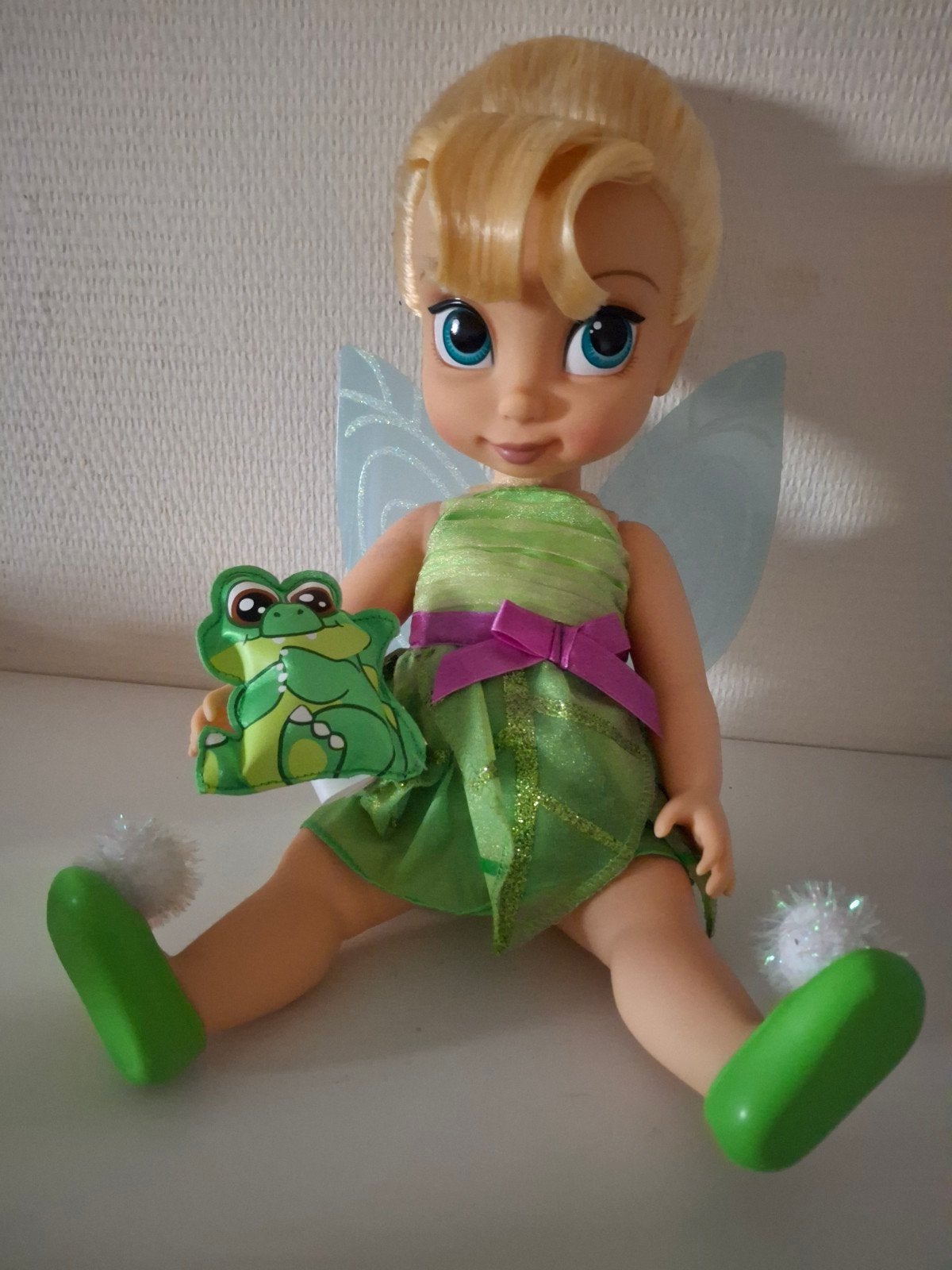 Disney Animators Coll. Tinkerbell pop n vleugels nieuwstaat, Verzenden, Zo goed als nieuw, Overige typen