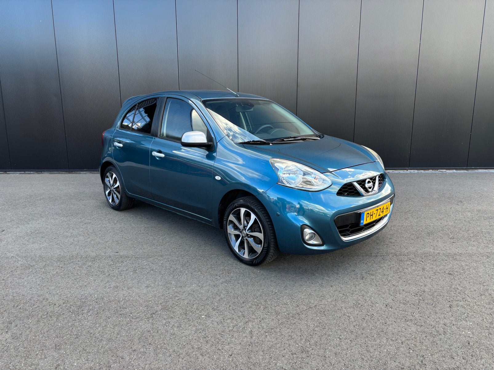 Nissan Micra 1.2 Connect Edition N-TEC AUTOMAAT, Auto's, Stof, 40 €/maand, Blauw, 1198 cc