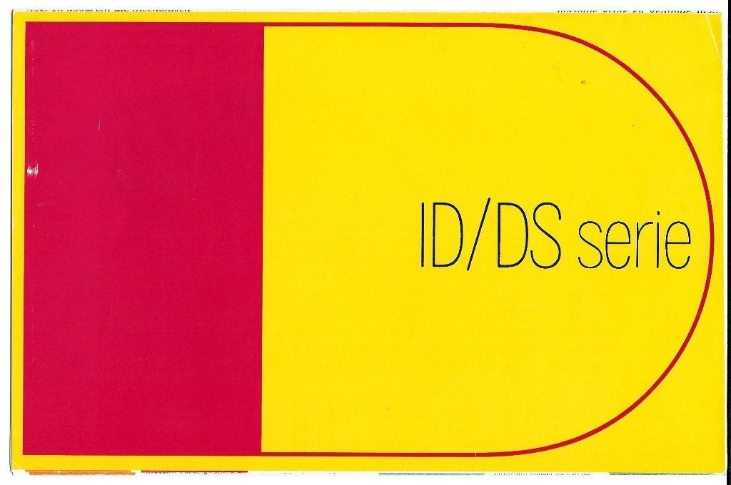 Citroen ID DS serie folder 1967, Boeken, Ophalen of Verzenden, Zo goed als nieuw, Citroën