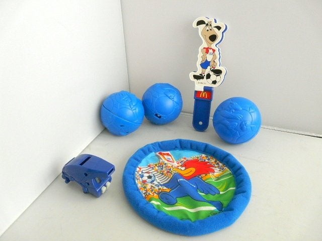 McDonalds 1995 # Voetbal France ea 6x, Verzamelen, Sportartikelen en Voetbal, Ophalen of Verzenden, Zo goed als nieuw, Buitenlandse clubs