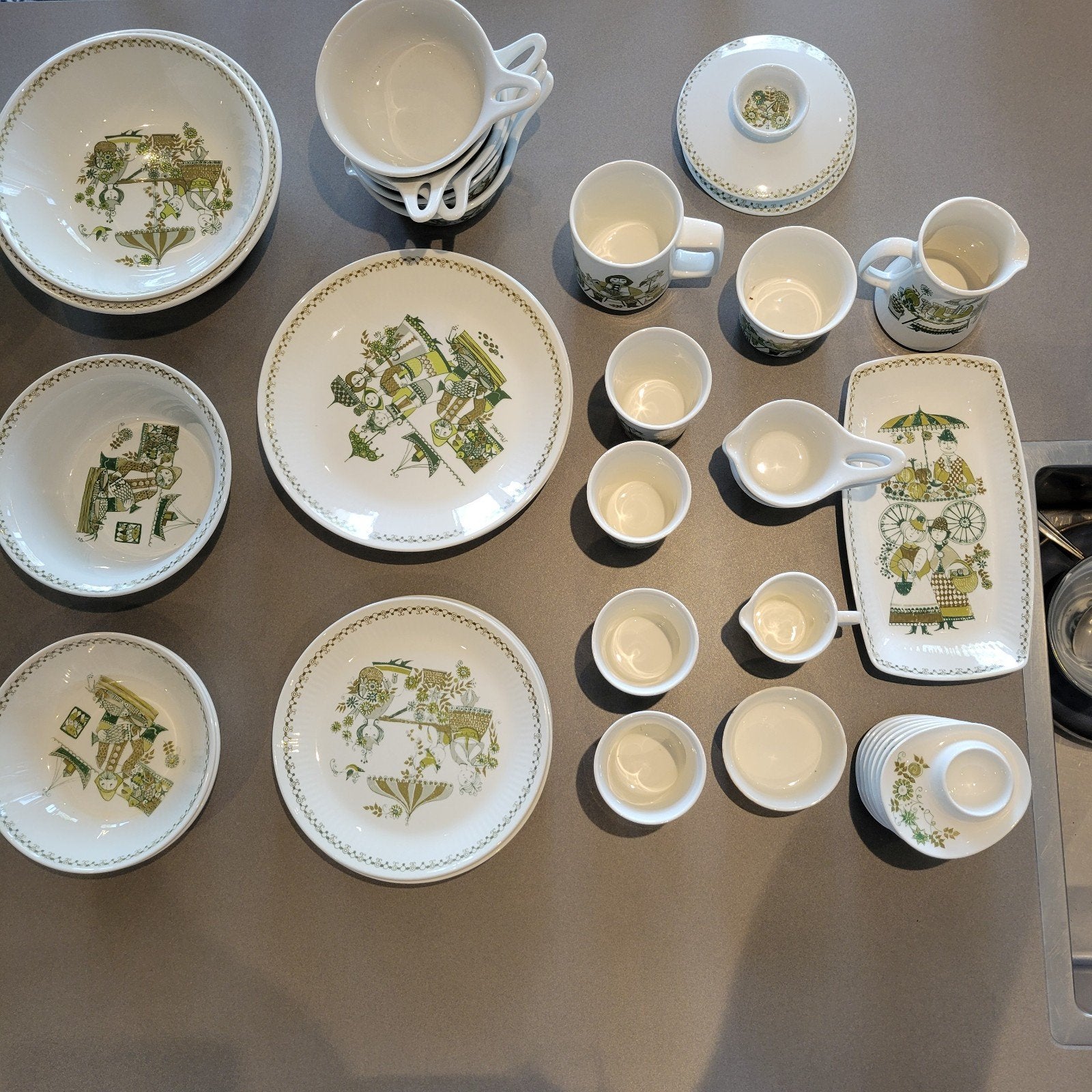 Figgjo Flint Turi Design Market vintage servies – Noorwegen, Ophalen