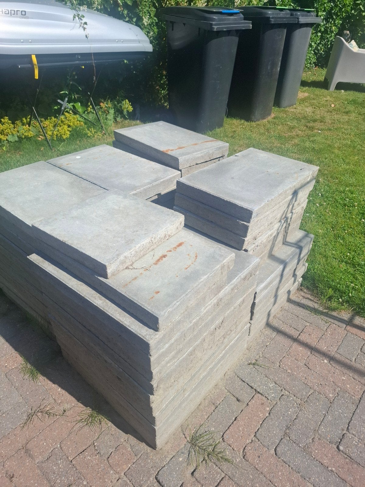 Betontegels 36 stuks, Ophalen, Beton, Terrastegels