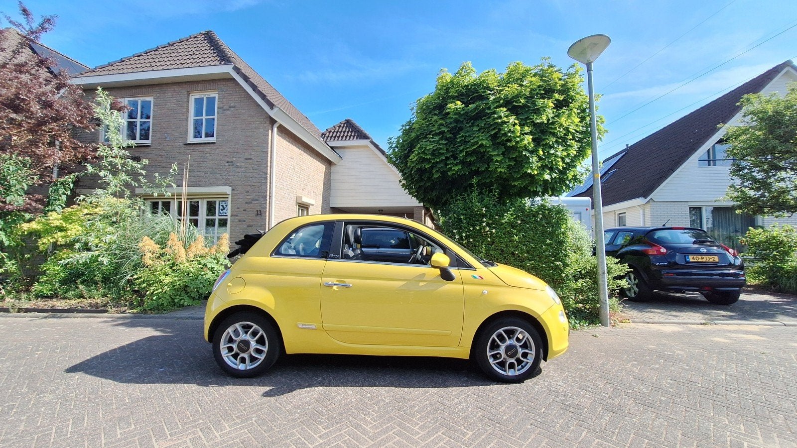 Fiat 500 1.2 AUT C 2011 Geel, Auto's, 4 cilinders, Handgeschakeld, Particulier, 915 kg