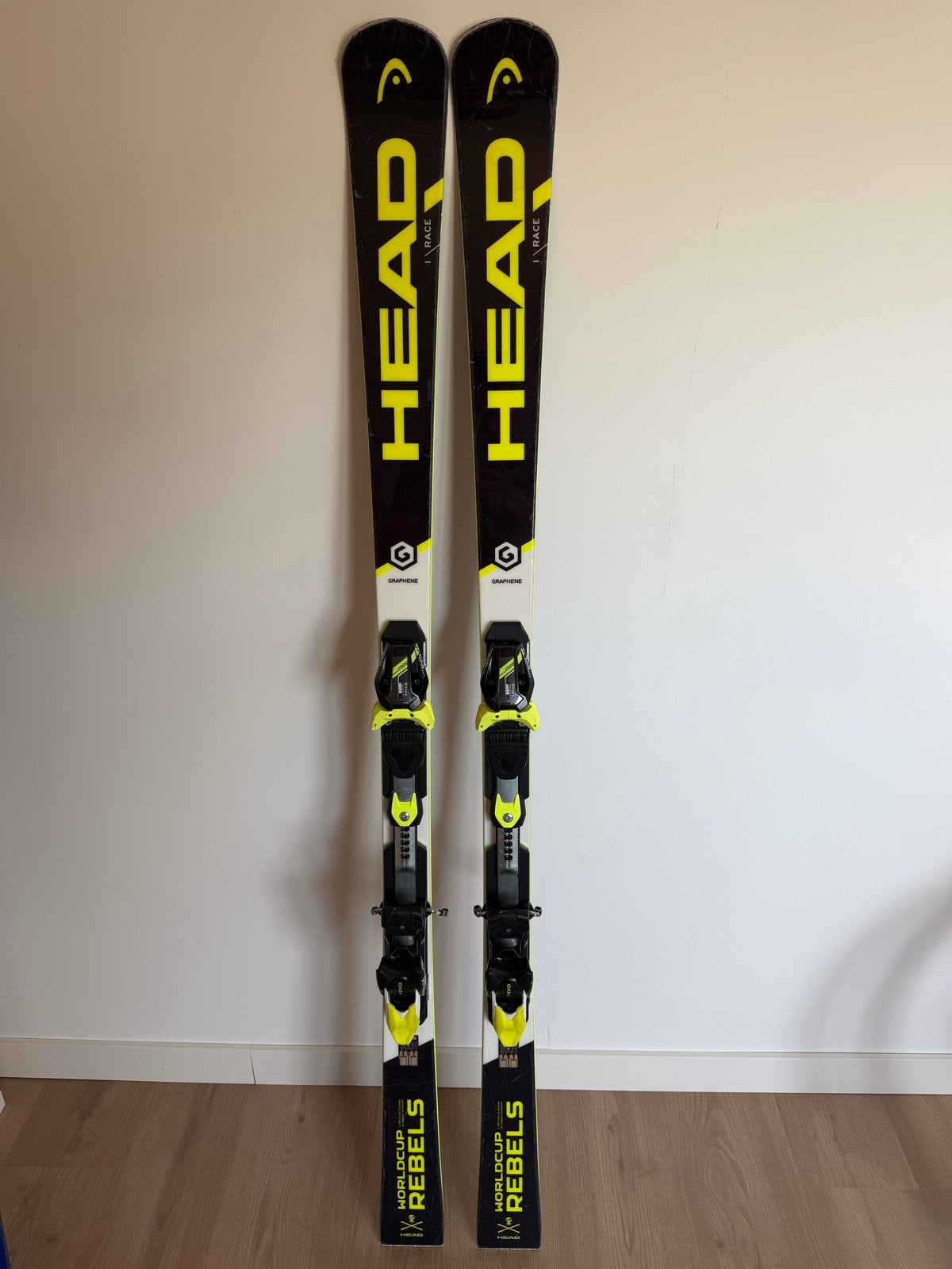 Head Worldcup Rebels i.Race ski's met Freeflex Evo 11 bindin, 160 tot 180 cm, Gebruikt, Ophalen of Verzenden, Carve