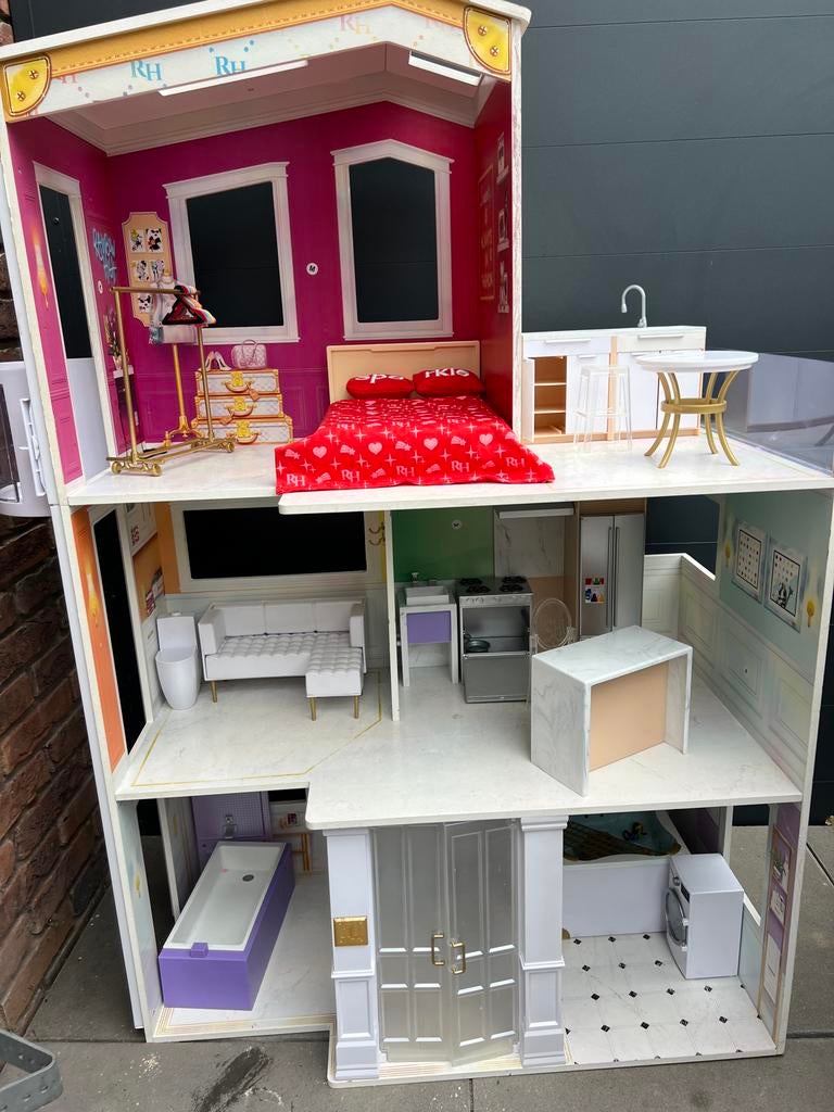 Rainbow High Poppenhuis met Meubels, Ophalen, Gebruikt, Overige typen