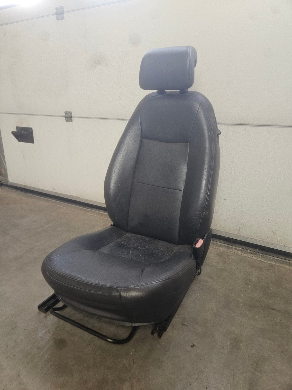 Saab 9-3 Coupe passagiersstoel zwart leder, Auto-onderdelen, Ophalen of Verzenden, Gebruikt, Saab