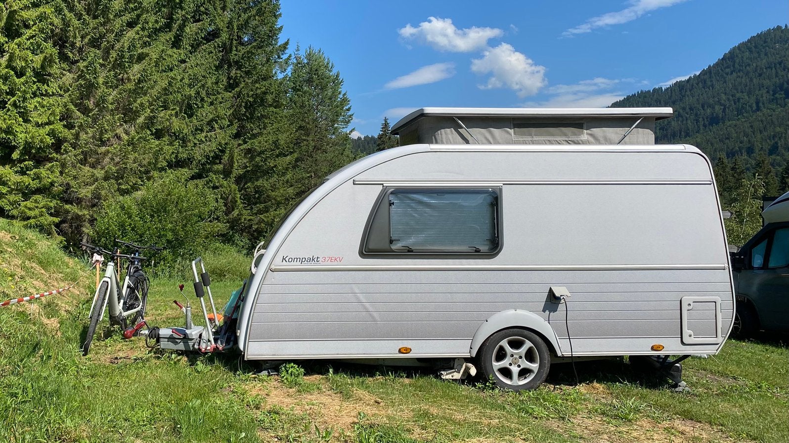Kip kompakt 37EKV vario top special, Caravans en Kamperen, Caravans, Tot en met 2, Particulier, 500 - 750 kg, Kip