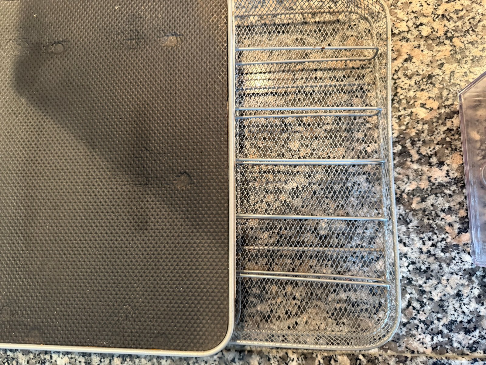 Metalen platform voor koffieapparaat & cups - Gebruikt, Gebruikt, Bordenrek, Zilver, Ophalen of Verzenden
