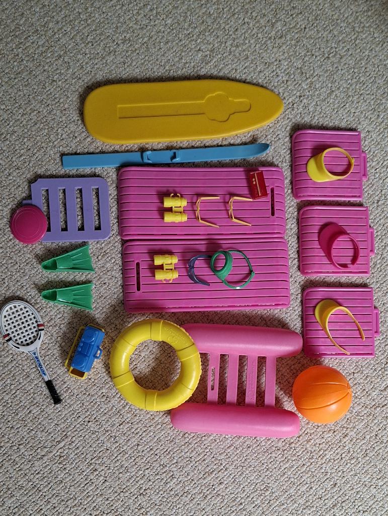 Te koop: strandset voor Barbies, Ophalen, Zo goed als nieuw, Barbie