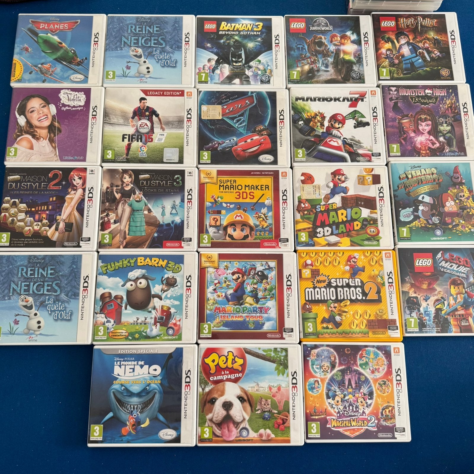x23 Nintendo 3DS Games met hoesje €4 tot €5 per spel, Spelcomputers en Games, Gekoppelde computers, Overige genres, Ophalen of Verzenden