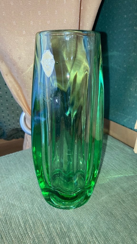 Vintage Centra Vase Design Edith Prescher Sachsenglas 1960, Ophalen