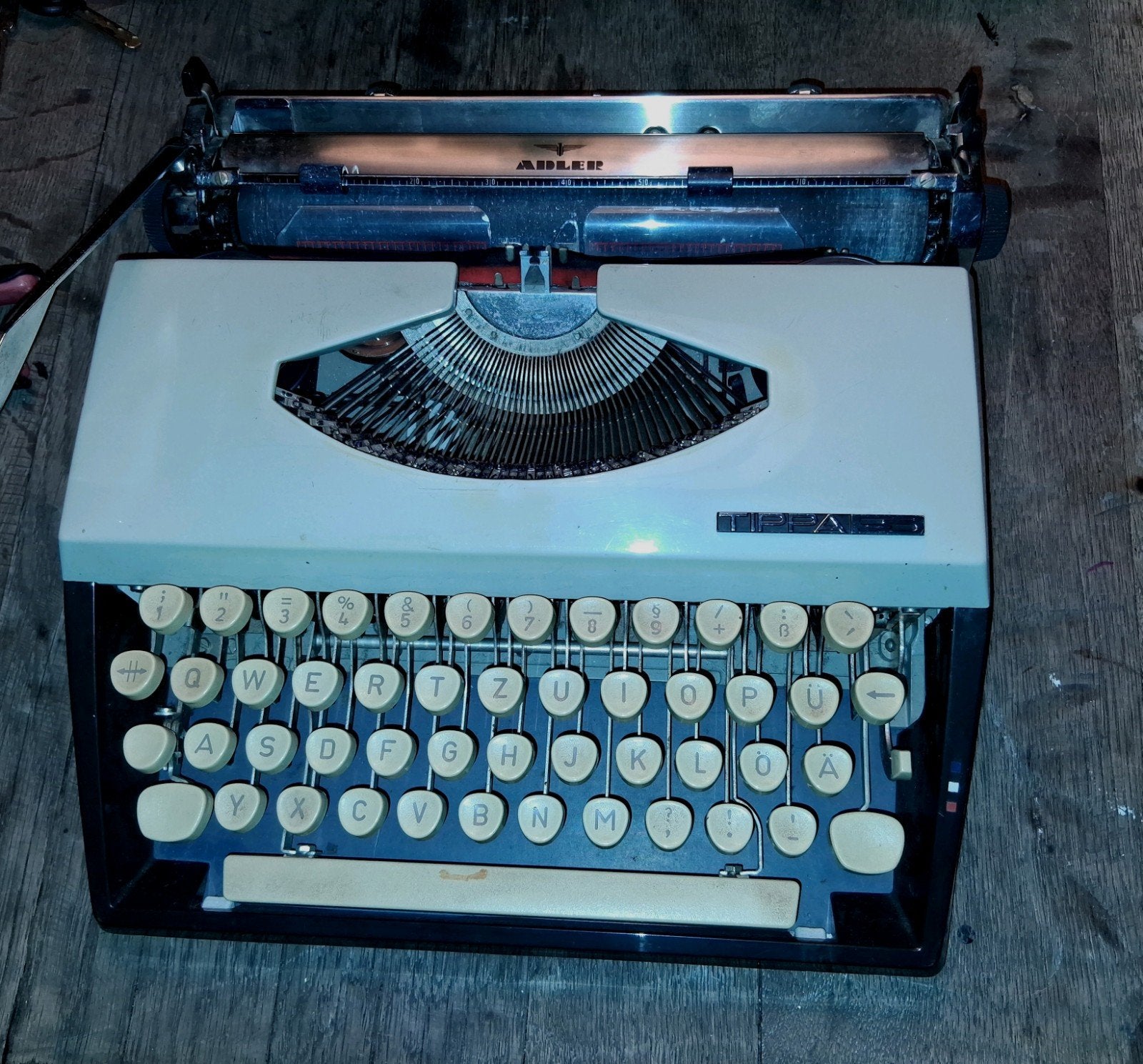 Vintage  ADLER  TIPPA  S  typemachine, Ophalen, Gebruikt
