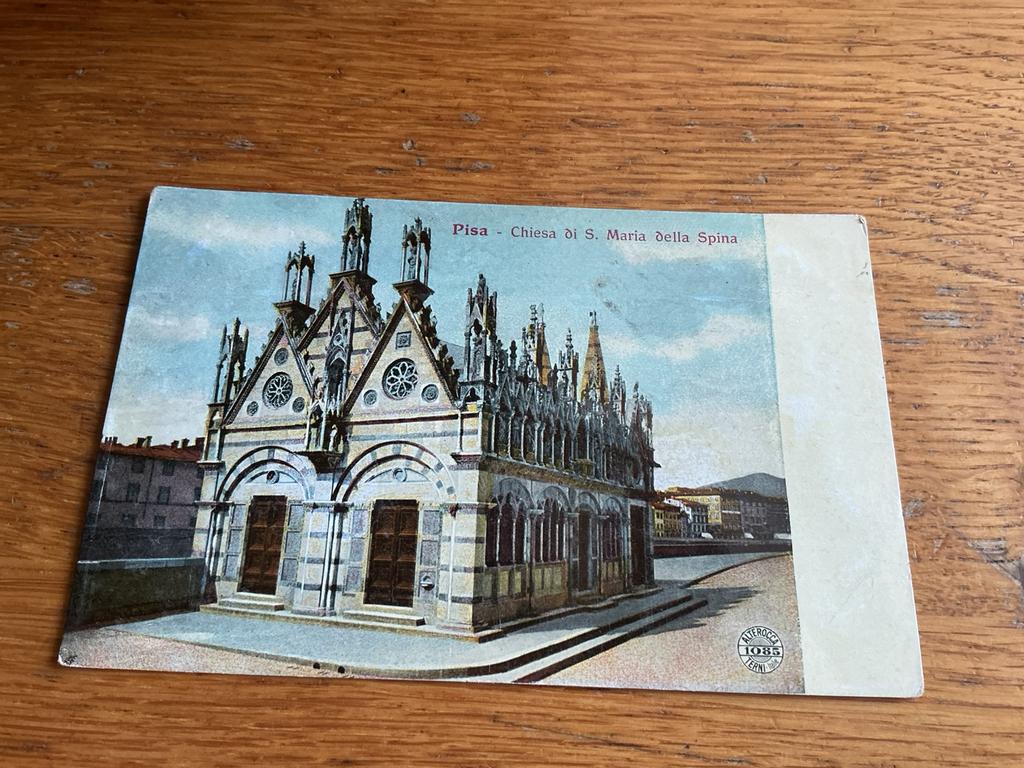 B89 Italië Pisa plakresten, Ophalen of Verzenden, Italië