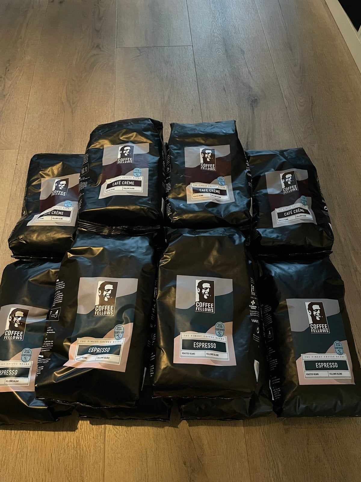 Koffiebonen Coffee Fellows 12 pakken a 1kg, Diversen, Levensmiddelen, Ophalen of Verzenden