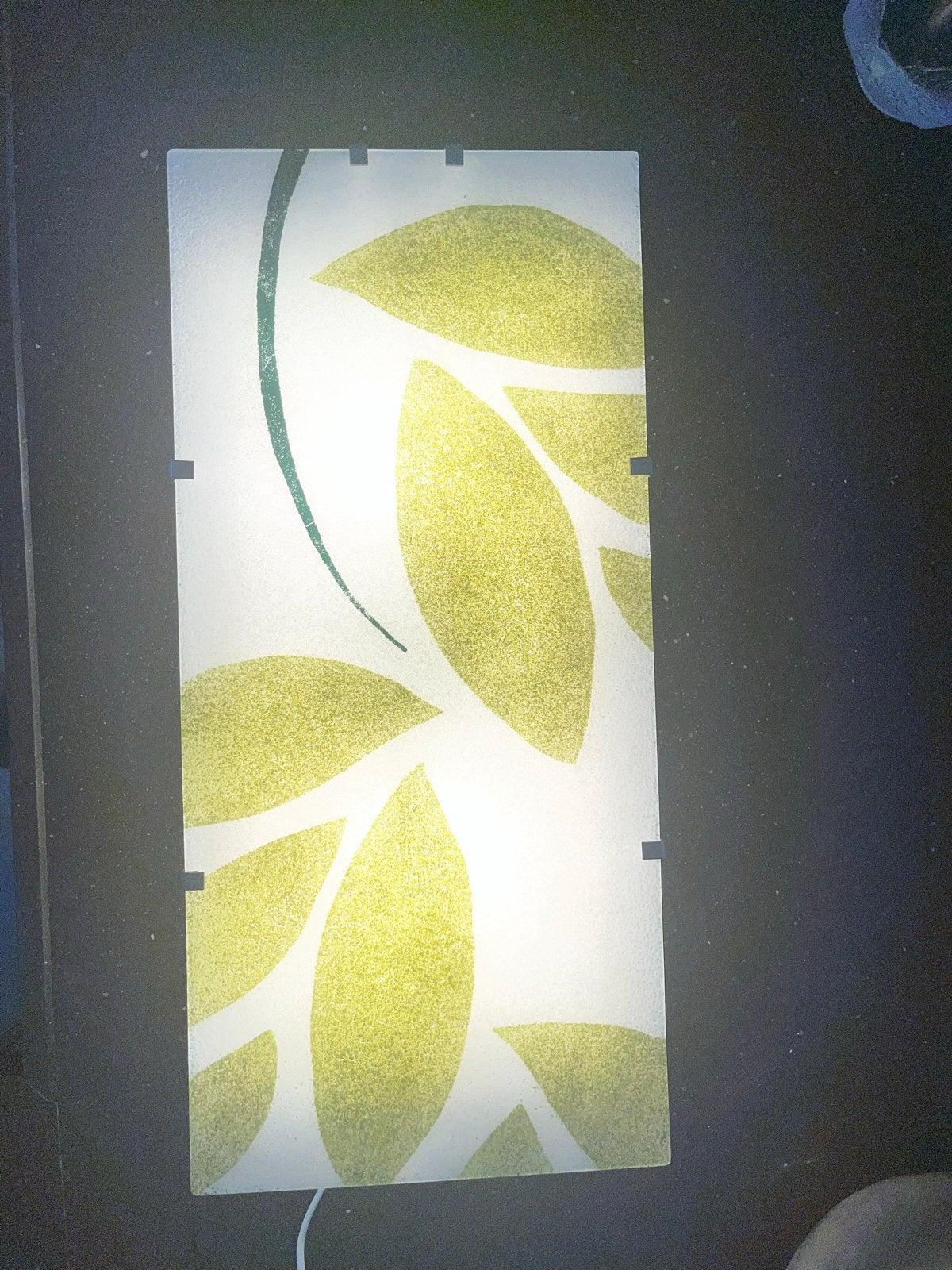 IKEA Gyllen wandlamp met bladmotief, Ophalen, Wit, E14 (klein), IKEA