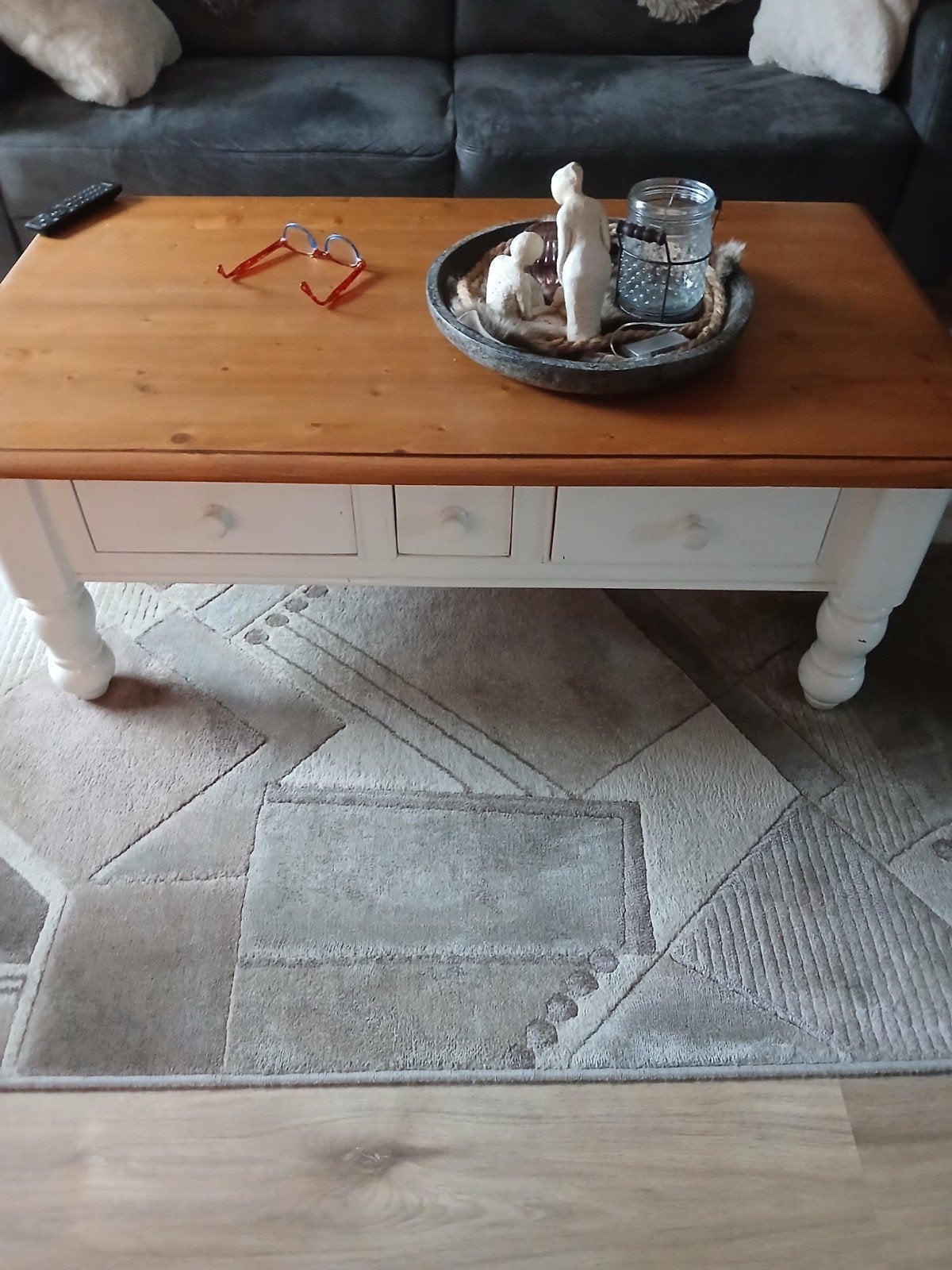 mooie grenen tafel, Ophalen, Rechthoekig, 100 tot 150 cm, 50 tot 100 cm