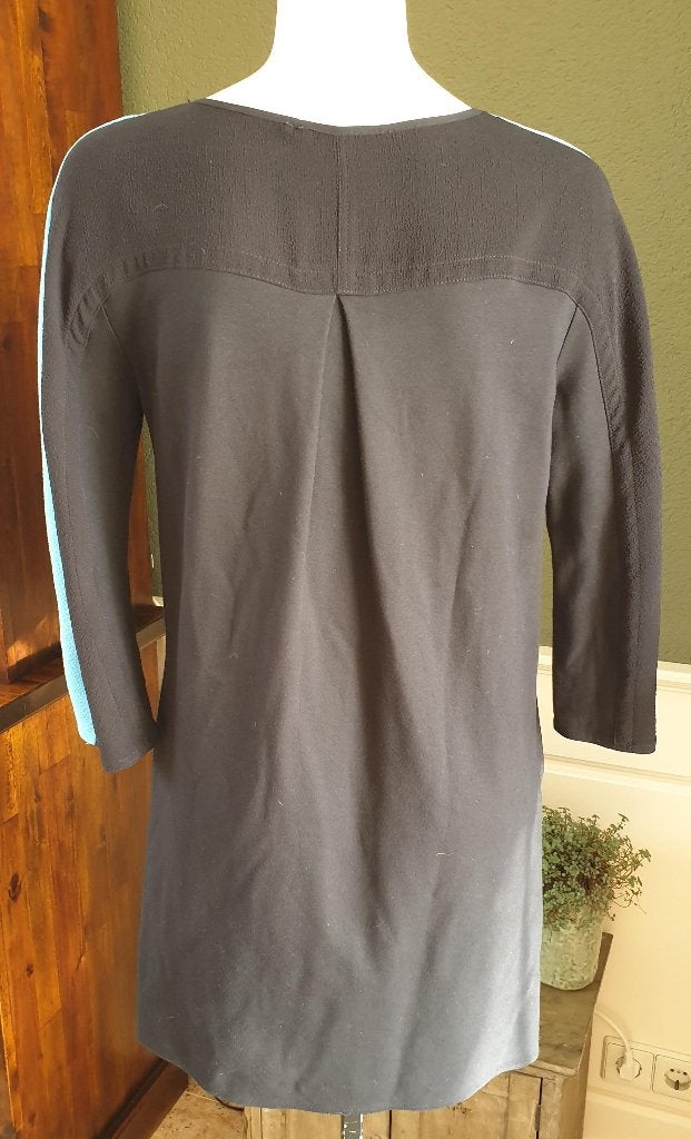 Vanilia mooie blauwe oversized jurk S 36, Vanilia, Zo goed als nieuw, Maat 36 (S), Boven de knie
