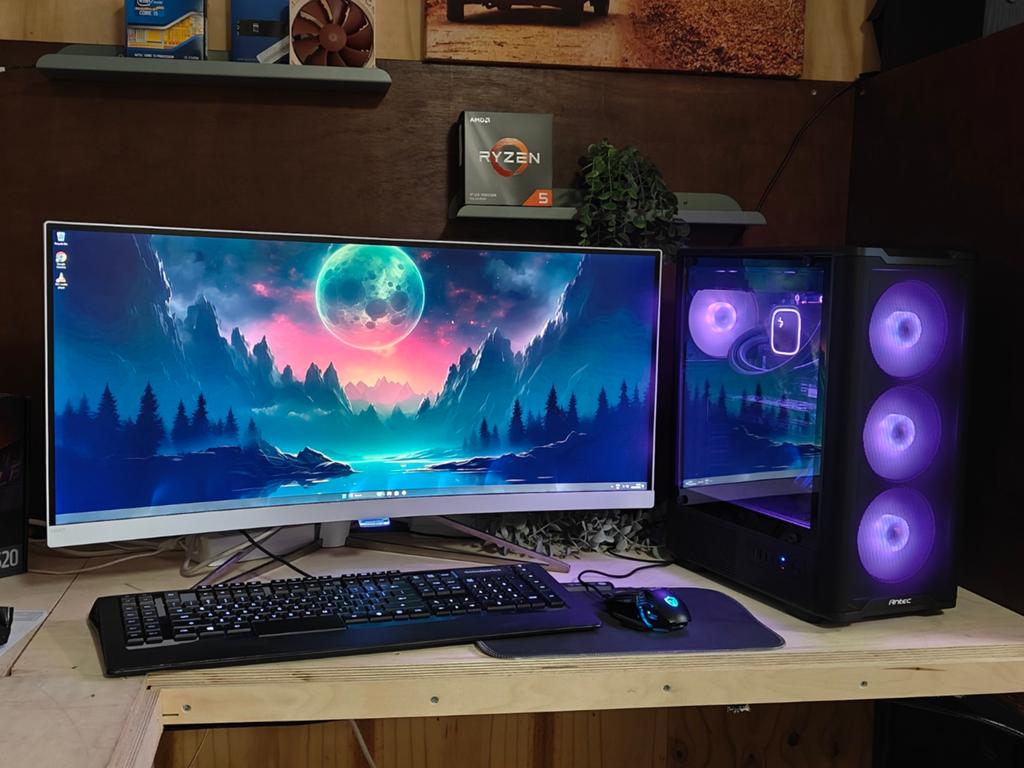 Complete PC. Garantie /Ryzen 5 /RTX5050 /32GBRAMM /500GBSSD, 32 GB, Zelf gebouwde pc, Nieuw, AMD Ryzen 5