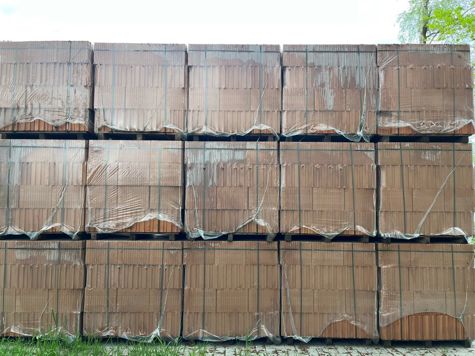 24 Pallets Snelbouwstenen 333x140x249, Doe-het-zelf en Verbouw, Metselstenen, Ophalen of Verzenden, Nieuw, Bakstenen