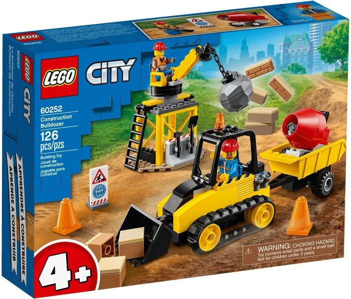 Lego City set 60252  Construction Bulldozer, Kinderen en Baby's, City, Lego, Nieuw, Ophalen of Verzenden