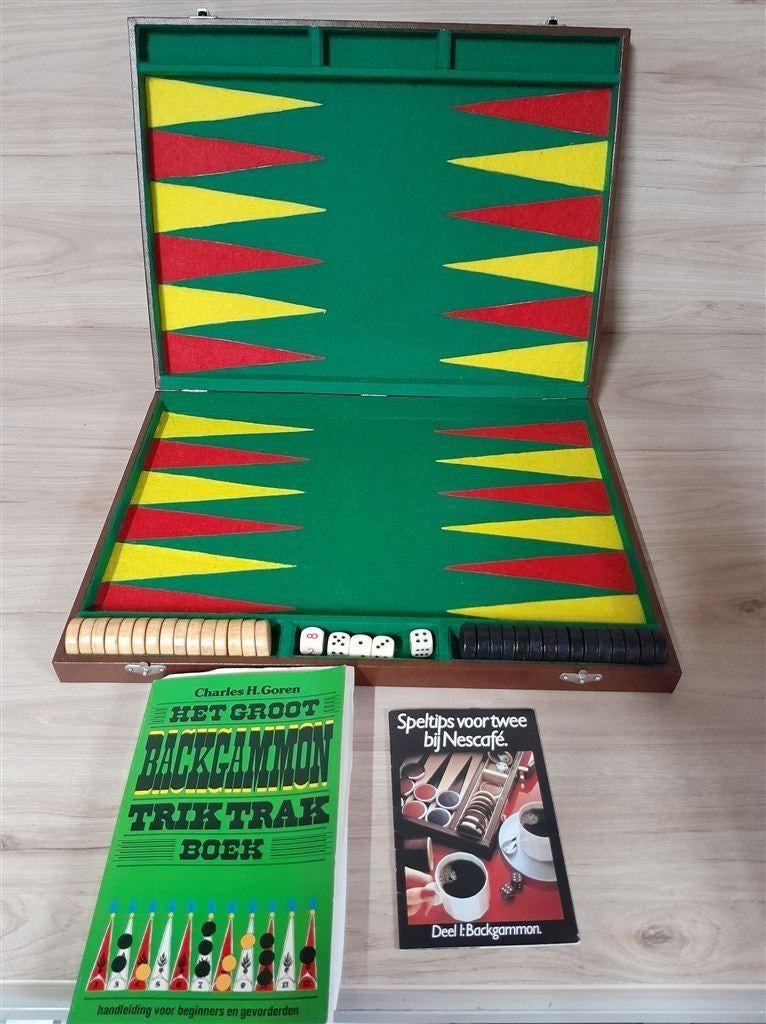 Backgammon in koffer - s3037