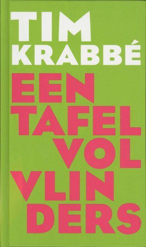 Tim Krabbé Een tafel vol vlinders, Ophalen of Verzenden, Zo goed als nieuw, Tim Krabbé