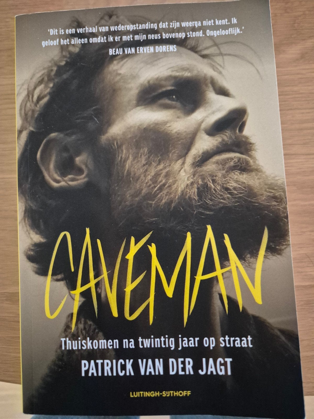 Caveman: Thuiskomen na twintig jaar op straat, Ophalen of Verzenden, Zo goed als nieuw, Patrick van der Jagt, Overige