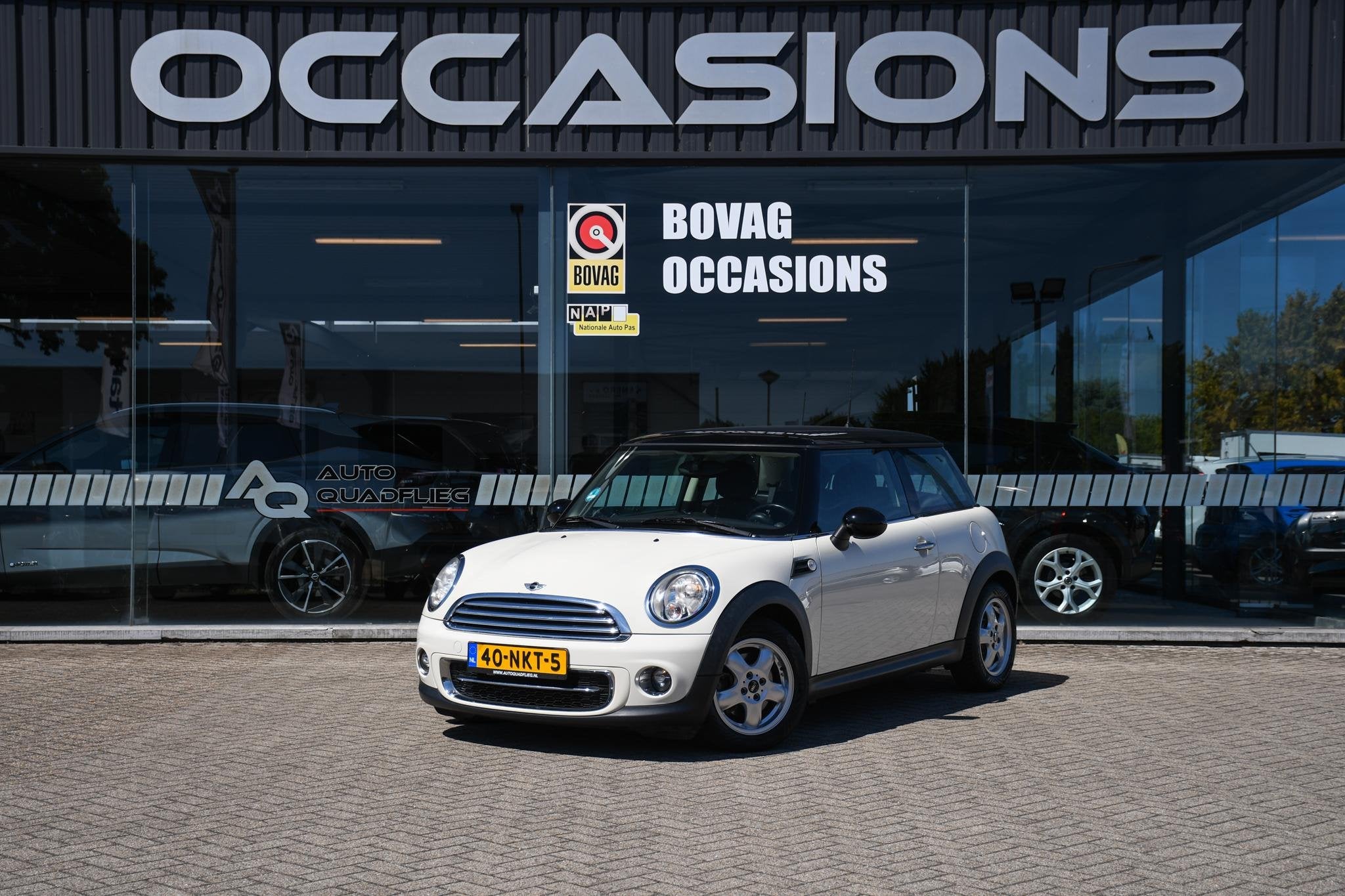 MINI 3-Deurs 1.6 One MINIMALIST Business Line CRUISE CONTROL, Auto's, Voorwielaandrijving, Euro 5, Stof, Zwart
