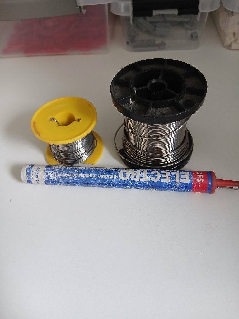 soldeer tin 3x, Ophalen of Verzenden, Gebruikt, 1:32 tot 1:50