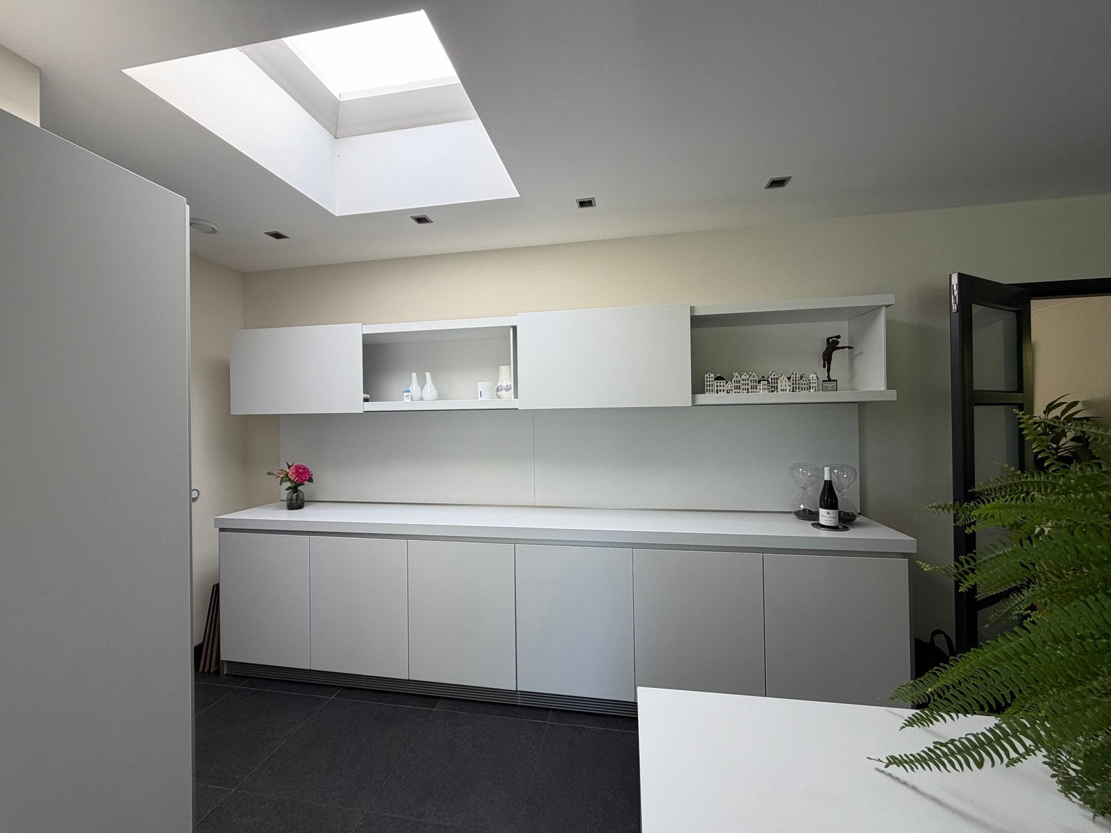 Moderne Bulthaup keuken met kookeiland, Ophalen, Gebruikt, Wit, Overige typen