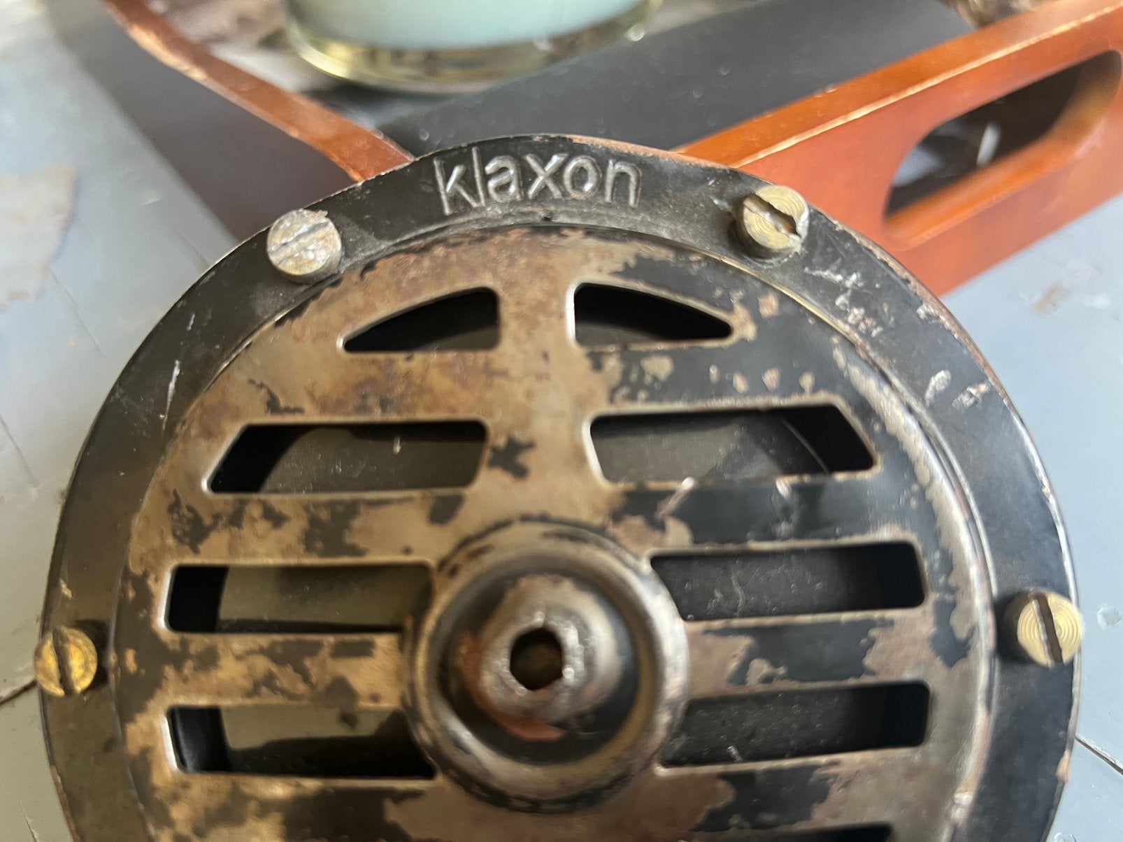 OUDE INDUSTRIËLE CLAXON, Ophalen of Verzenden