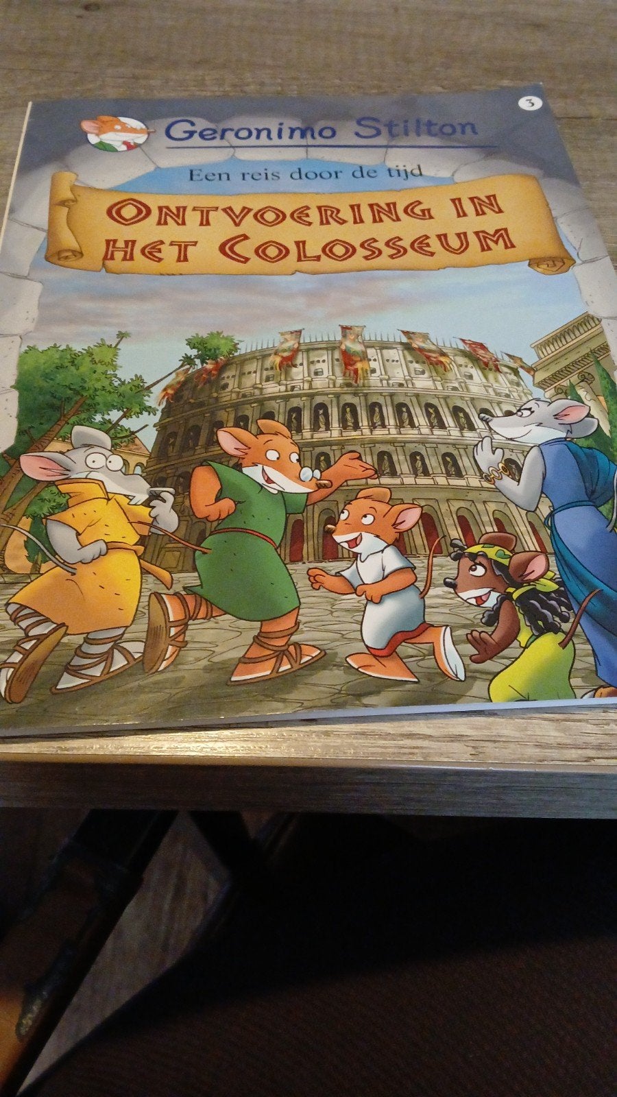 Geronimo Stilton - Stilton strip 3, Fictie algemeen, Geronimo Stilton, Ophalen of Verzenden, Zo goed als nieuw