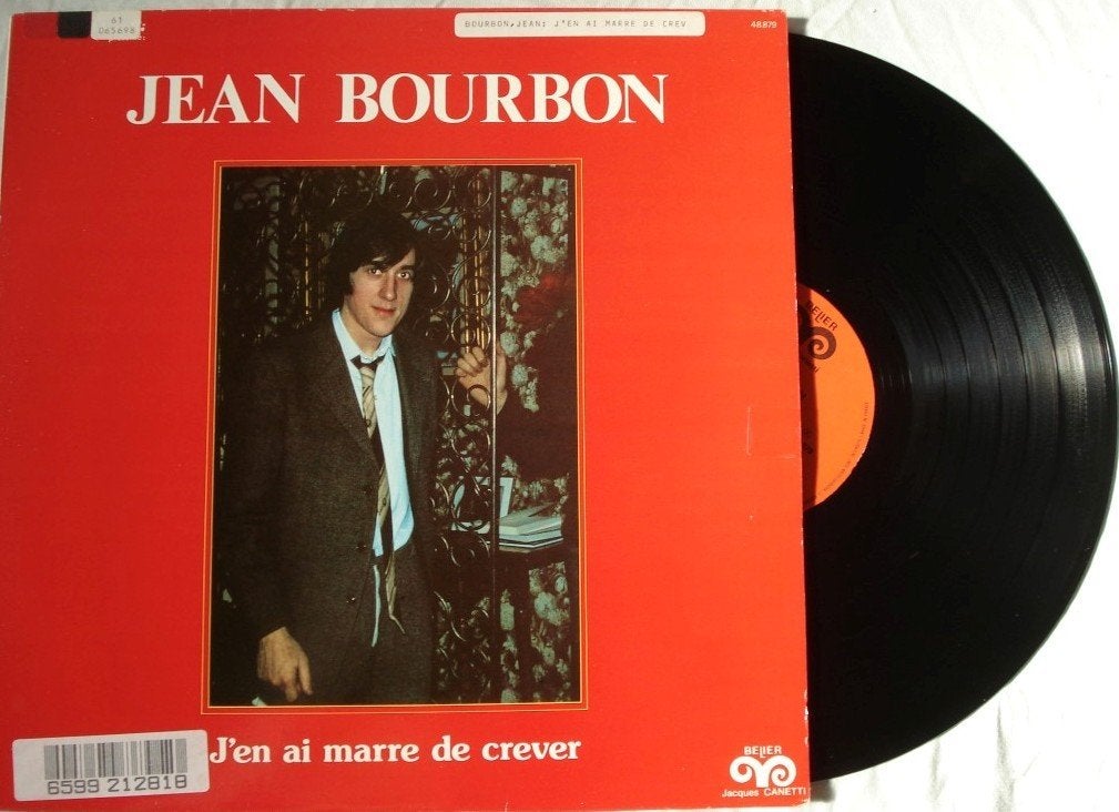 Jean Bourbon - J'en marre de crever, LP, Gebruikt, Ophalen of Verzenden, 12 inch