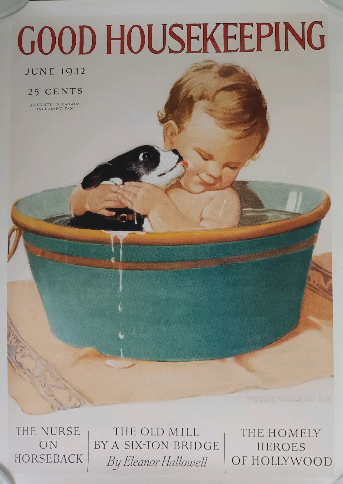 Good Housekeeping Juni 1932 - Jessie Willcox Smith, Ophalen of Verzenden, 1920 tot 1940, Buitenland, Tijdschrift