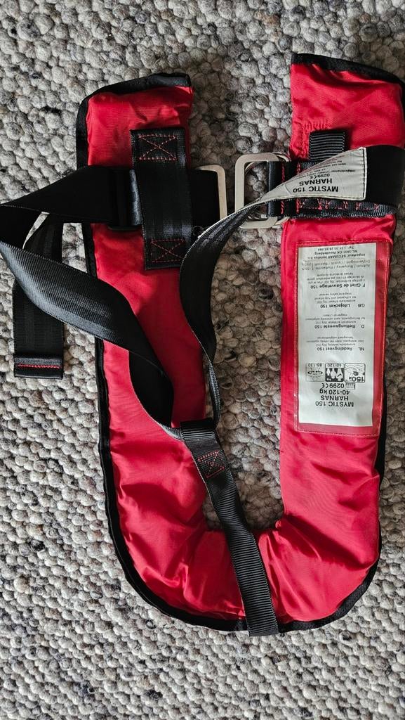Reddingsvest Mystic 150 Harnas 40-120 kg, Watersport en Boten, Watersportkleding, Ophalen of Verzenden