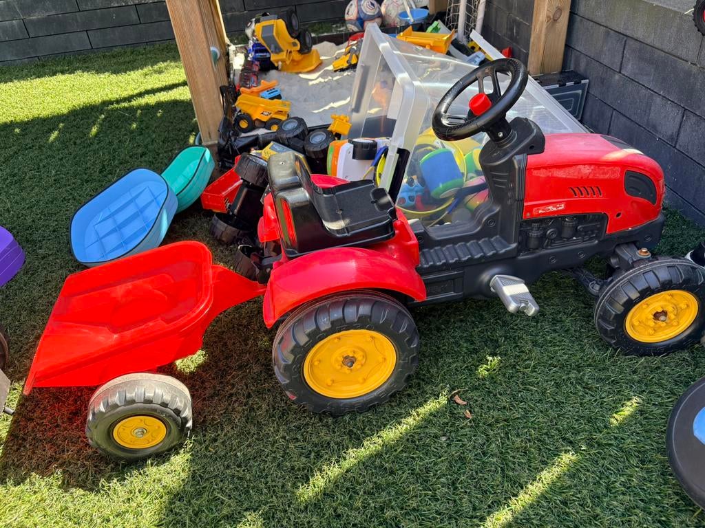 Trap tractor met aanhanger, Ophalen, Gebruikt, Overige merken