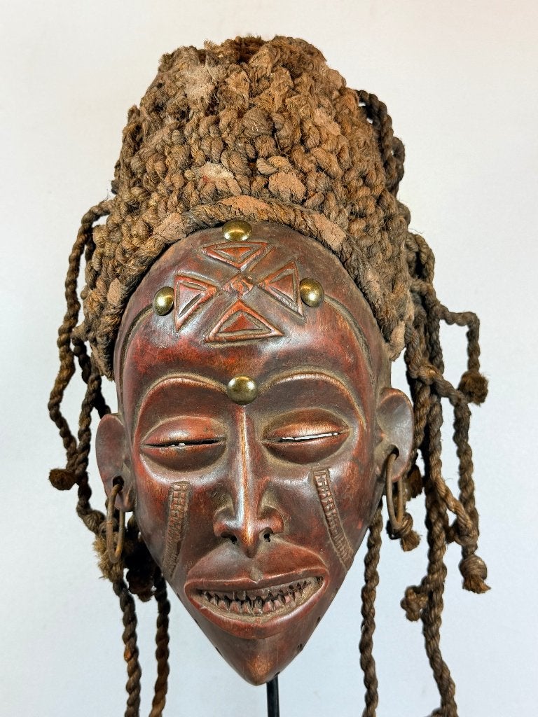 260728 - Afrikaans Mwana Pwo masker from the Chokwe - Congo., Ophalen of Verzenden