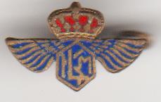 KLM emaille vintage broche, Verzenden, Zo goed als nieuw, Transport