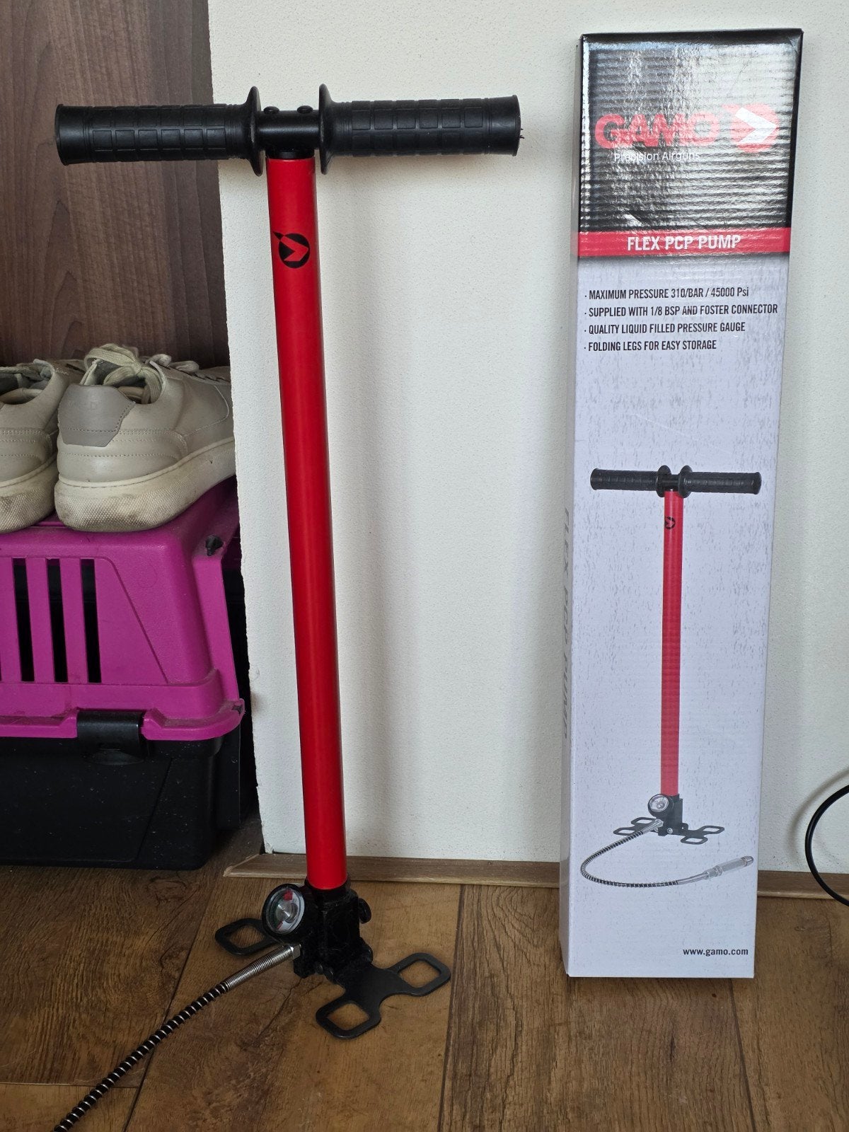 Gamo Flex PCP Handpomp - Nieuw in doos, Ophalen of Verzenden, Drukmeter, Nieuw