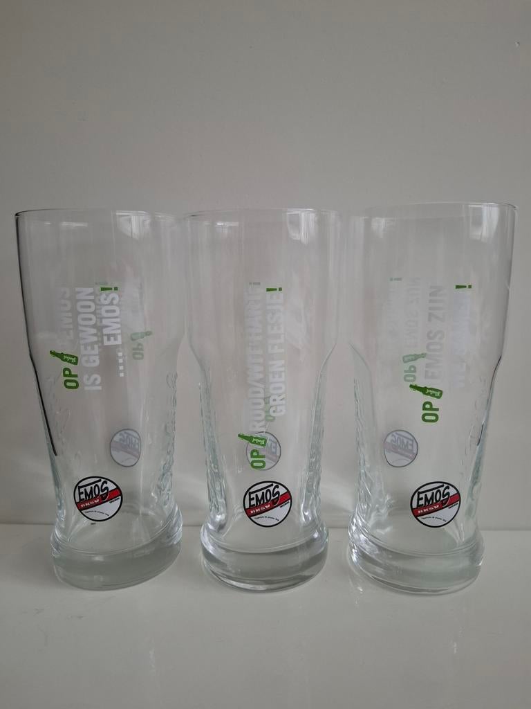 Grolsch Glazen (12), Ophalen, Zo goed als nieuw, Bierglas