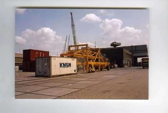 scheepvaart-foto-AMSTERDAM-KNSM terminal-container, Ophalen of Verzenden, Zo goed als nieuw, Motorboot, Boek of Tijdschrift
