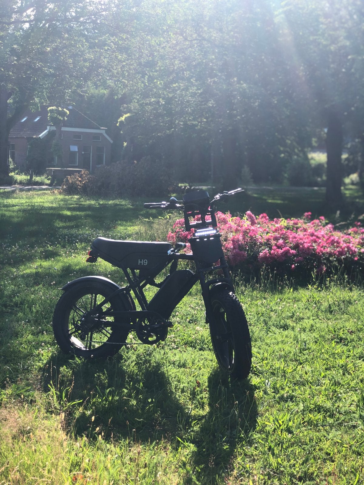 Fatbike H9 met 800 km, inclusief accu, lader en slot, Zo goed als nieuw, 55 tot 59 cm, 30 tot 50 km per accu, Ophalen