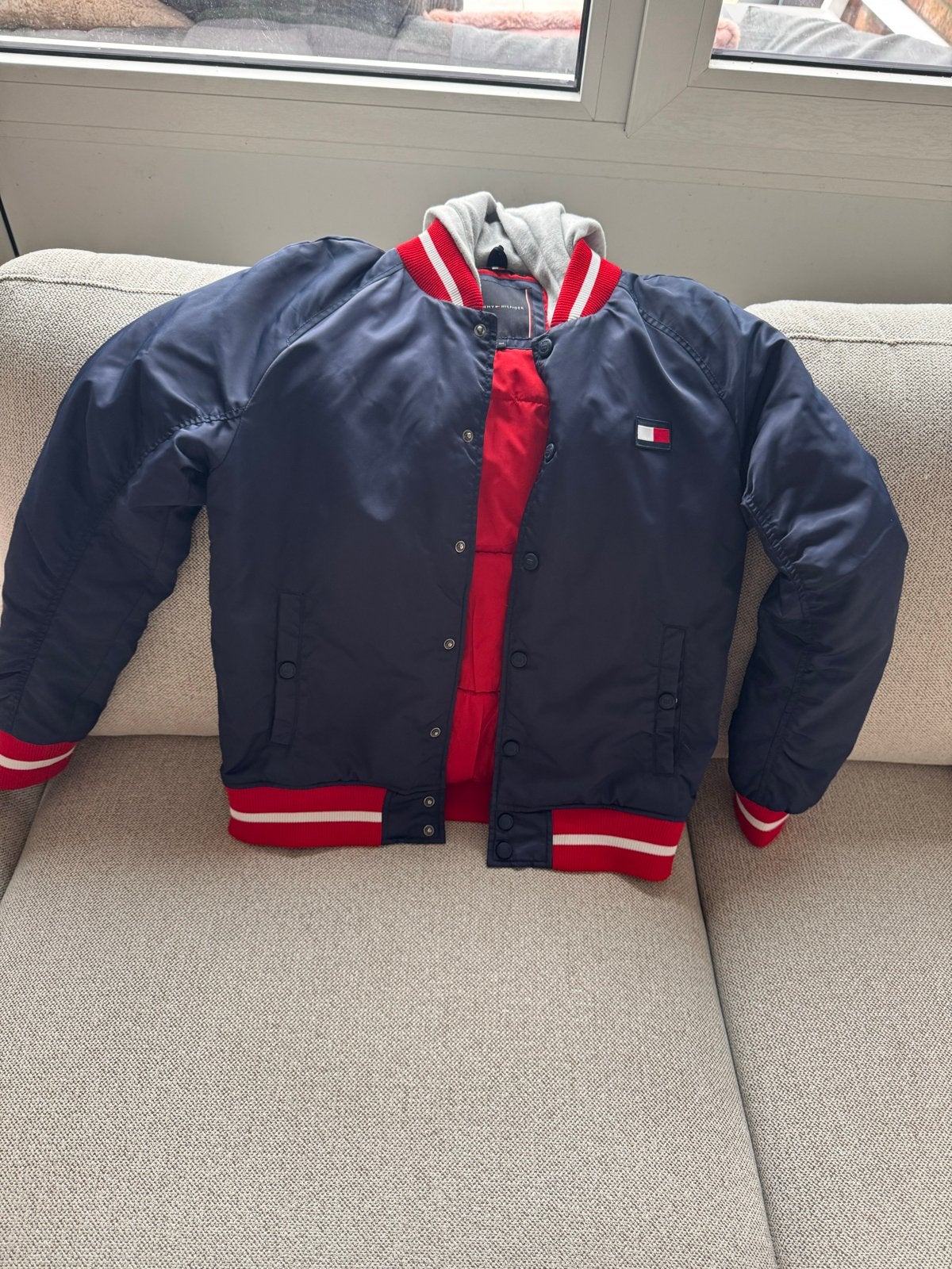 Tommy Hilfiger jas maat 164, Ophalen, Gebruikt, Jongen of Meisje, Jas