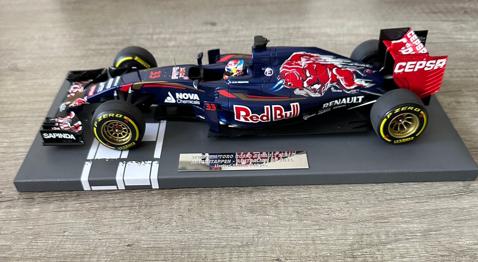 Max Verstappen 2015 Australië gp 1:18, Ophalen of Verzenden, Zo goed als nieuw, Bburago