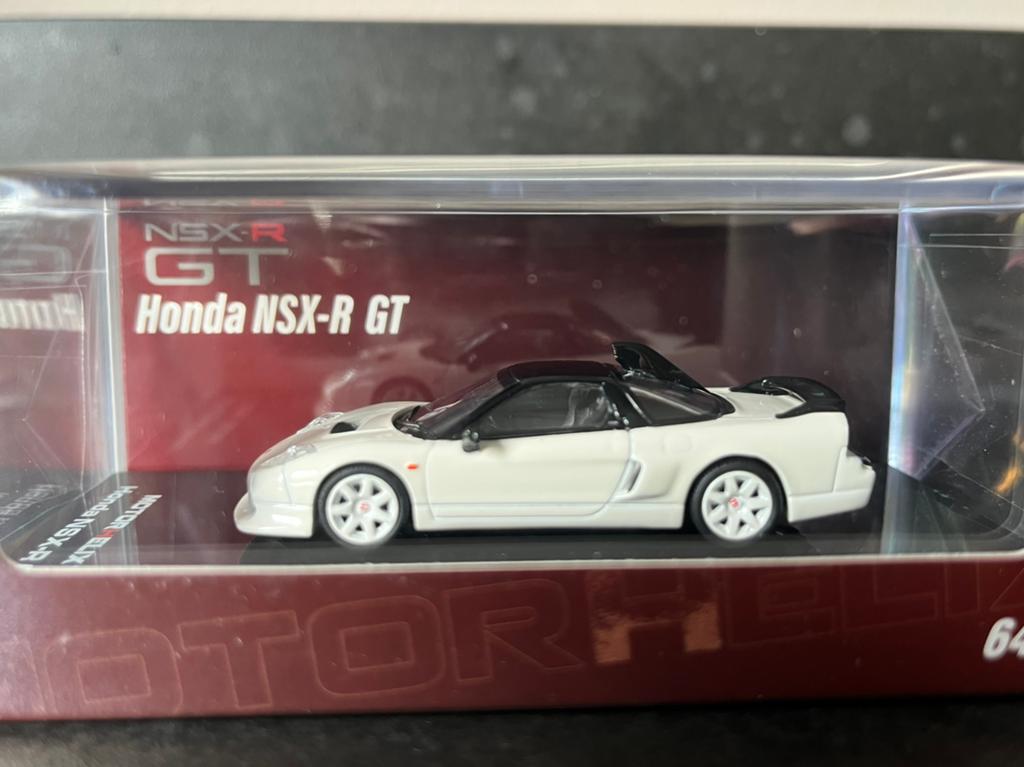 Honda NSX-R GT Wit 1:64 Motorhelix, Ophalen of Verzenden, Nieuw, Auto