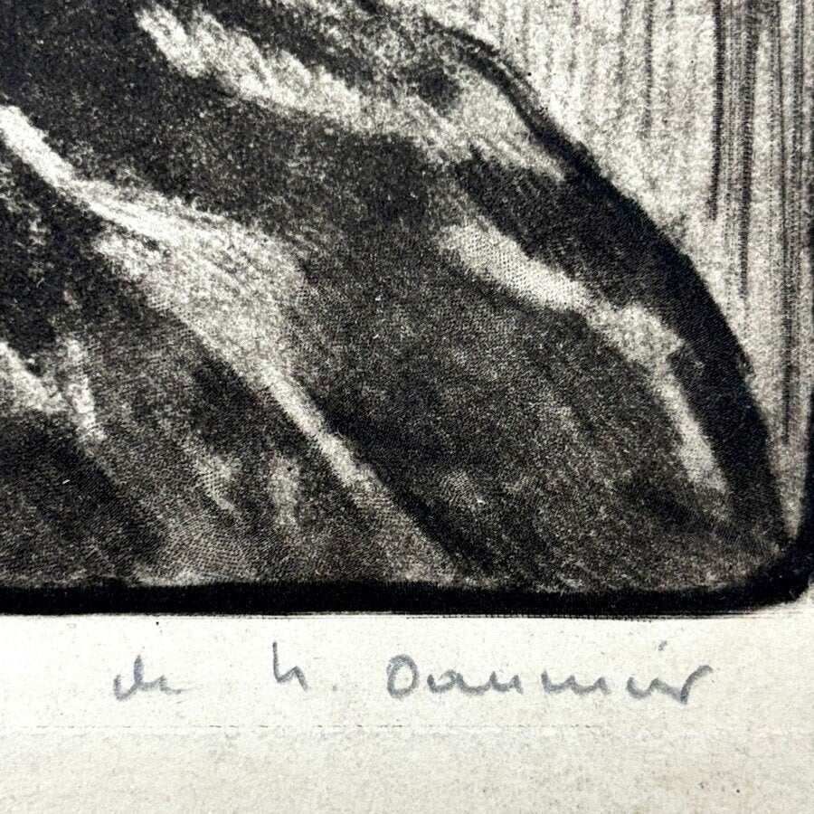 Honore Daumier 1808-1879 ‘Le Wagon de seconde classe (1864)’, Antiek en Kunst, Ophalen of Verzenden