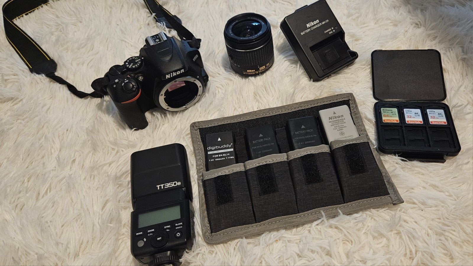 Complete Nikon D3500 set, Ophalen of Verzenden, Gebruikt, Nikon