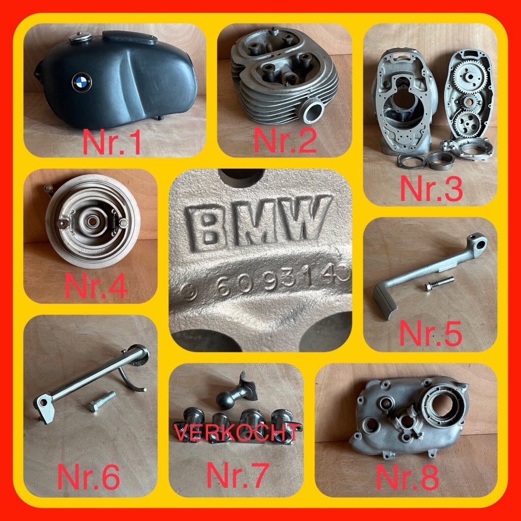 118. BMW Onderdelen R26  R50 R60 R69S BJ 1955 /1960, Motoren, Ophalen of Verzenden, Nieuw